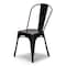 Atlas Commercial Products Titan Series Industrial Metal Chair, Black MSC9BLK - alternate 1